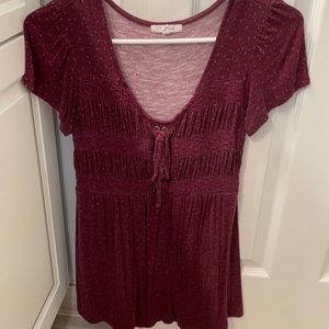 Maurices small babydoll top